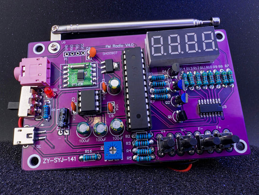 DIY FM Radio Soldering Kit - Educational Electronics Project