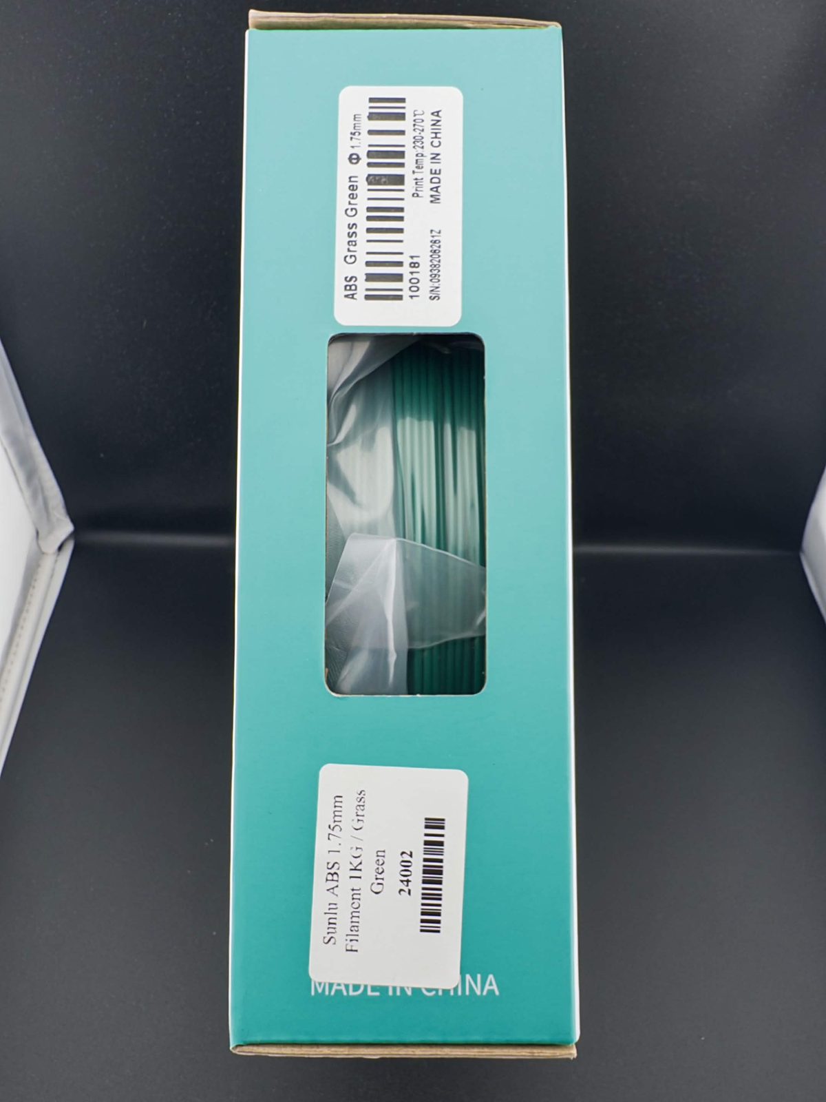 SUNLU ABS Grass Green 1.75mm 1kg sealed filament in original box