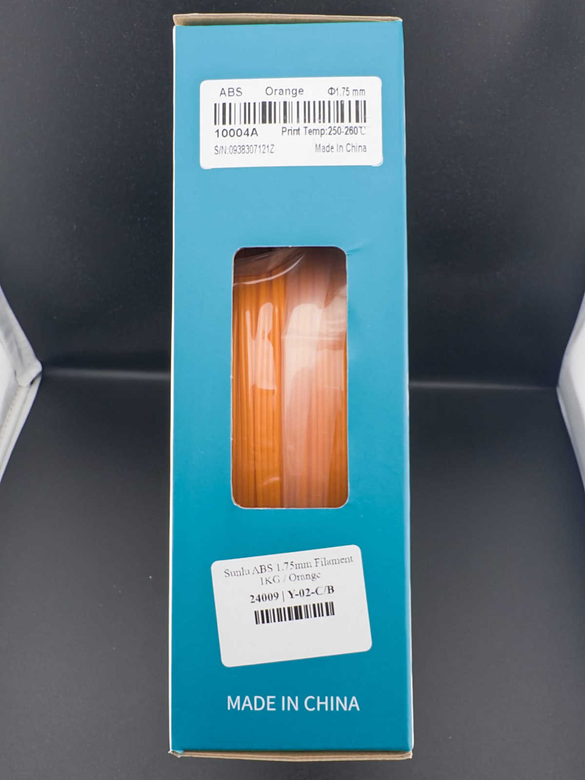 SUNLU ABS Orange 1.75mm 1kg sealed filament in original box