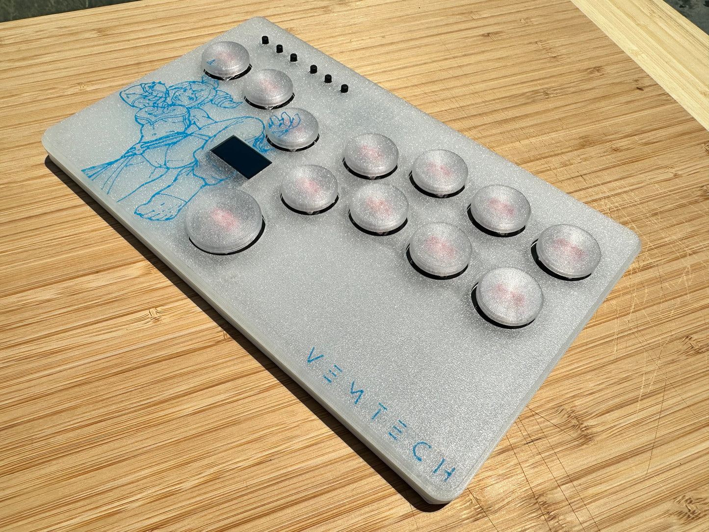 Vemtech Applications - Kailh Red - Linear / Clear Case-Blue Juri