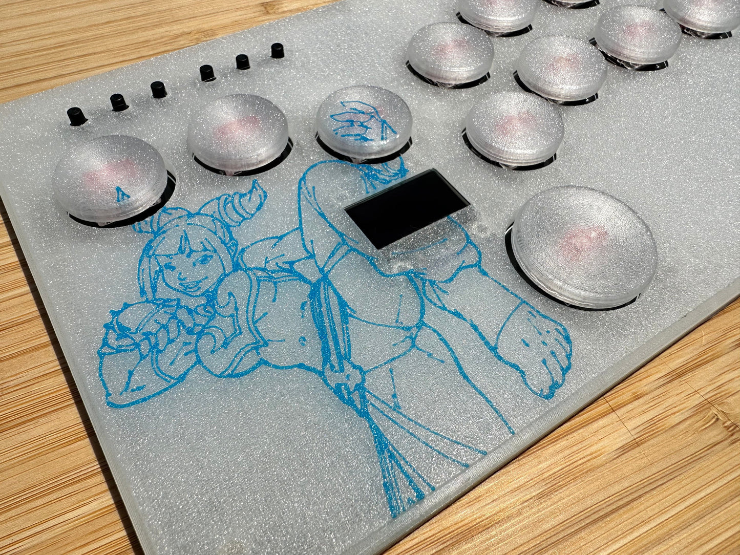 Vemtech Applications - Kailh Red - Linear / Clear Case-Blue Juri