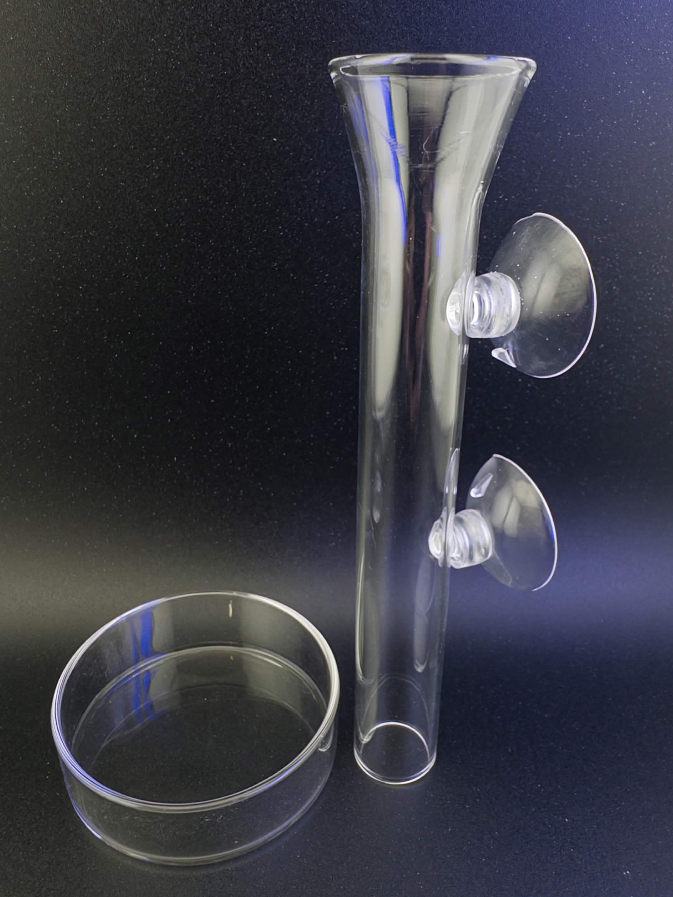Glass Shrimp Feeding Tube & Dish Set