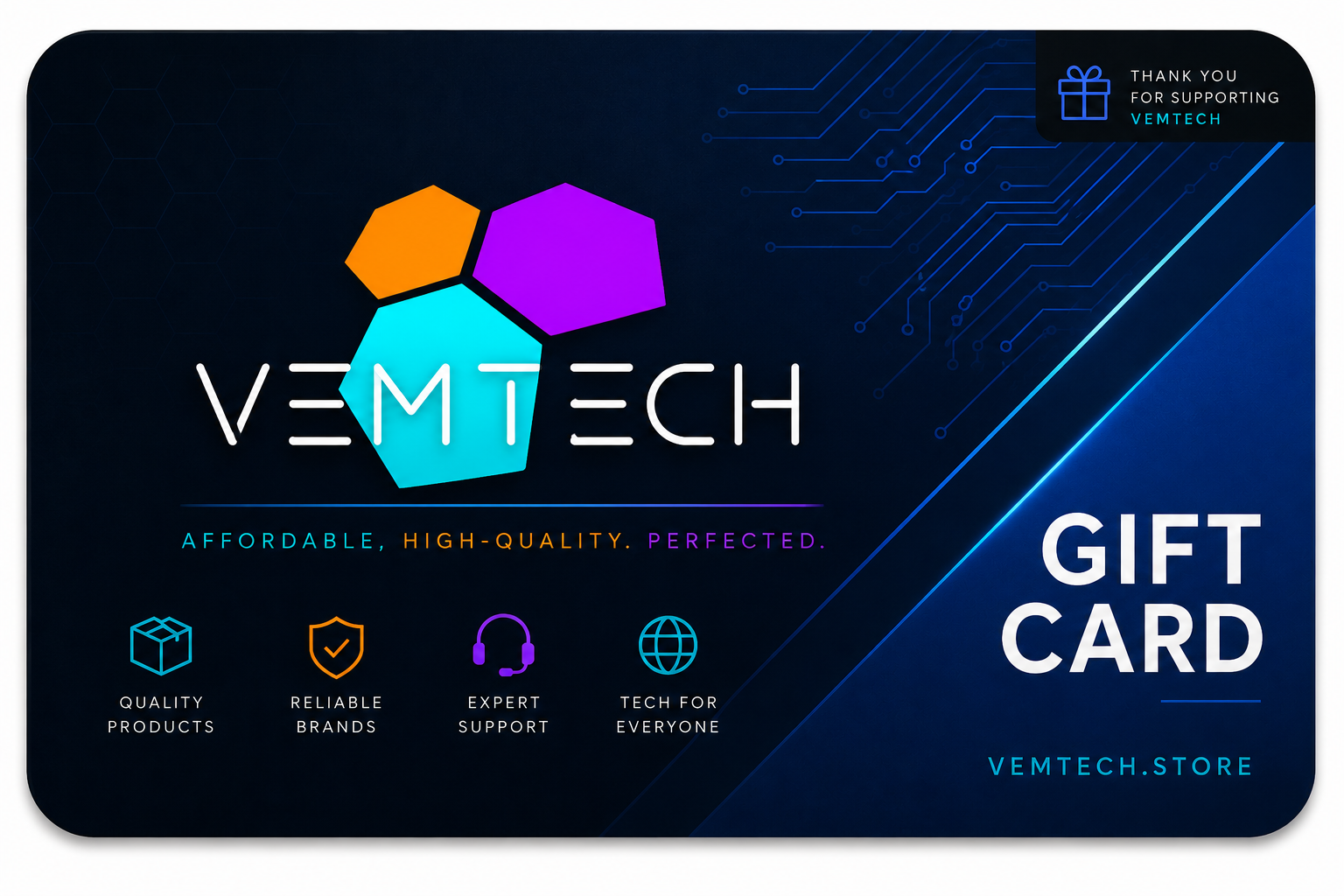 Vemtech Virtual Giftcard