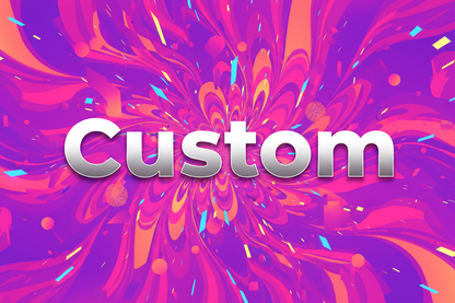 Just put Custom and something snazzy in the background